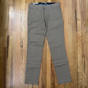 Mango Men's Straight Leg Chinos in Tan Size 30